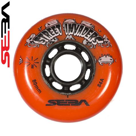 Seba Street Invader Wheels - Orange Per Wheel